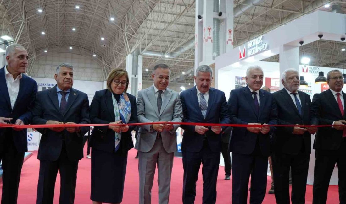 Türkiye’nin tekstil üretim şehirlerinden Gaziantep’te Tekstil Makineleri Fuarı 2025 açılışı