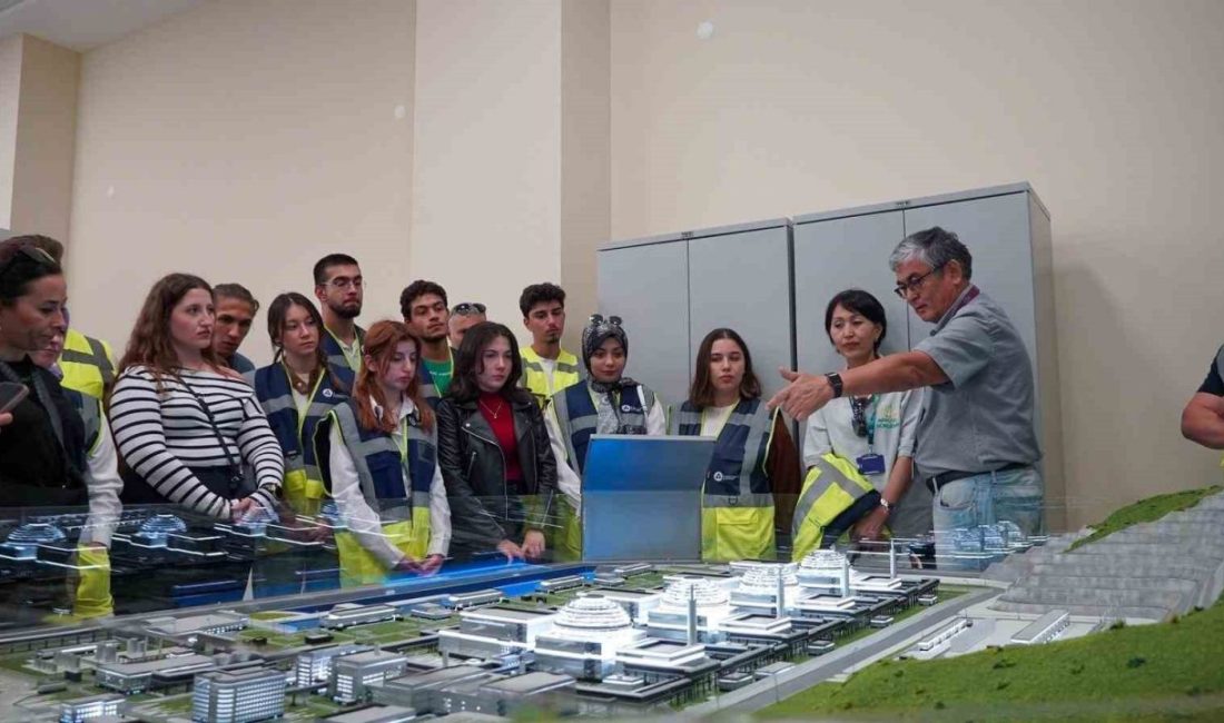 Nükleer Enerji Mühendisliği Bölümü öğrencileri, Mersin’de bulunan Akkuyu Nükleer Güç