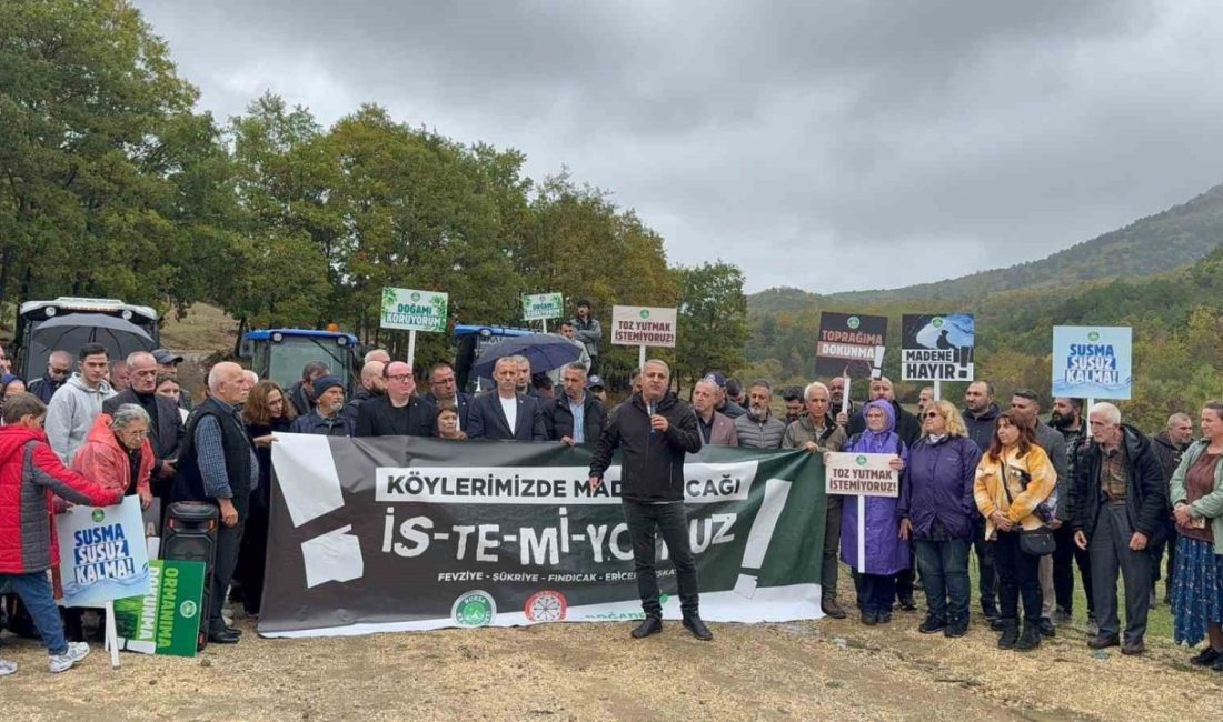 Gemlik’te ormanıma dokunma eylemi Bursa Kent Konseyi, Gemlik Kent Konseyi, DOĞADER ve bölge halkı