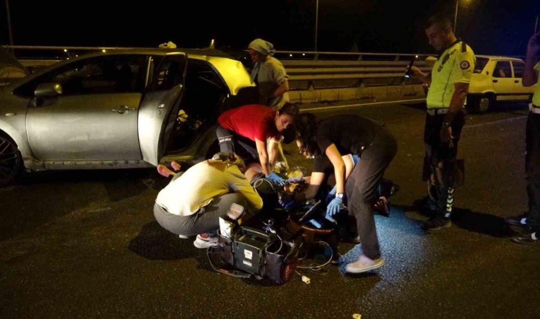 Antalya’da meydana gelen trafik kazasında, aracı kullanan genç hemşire, arka
