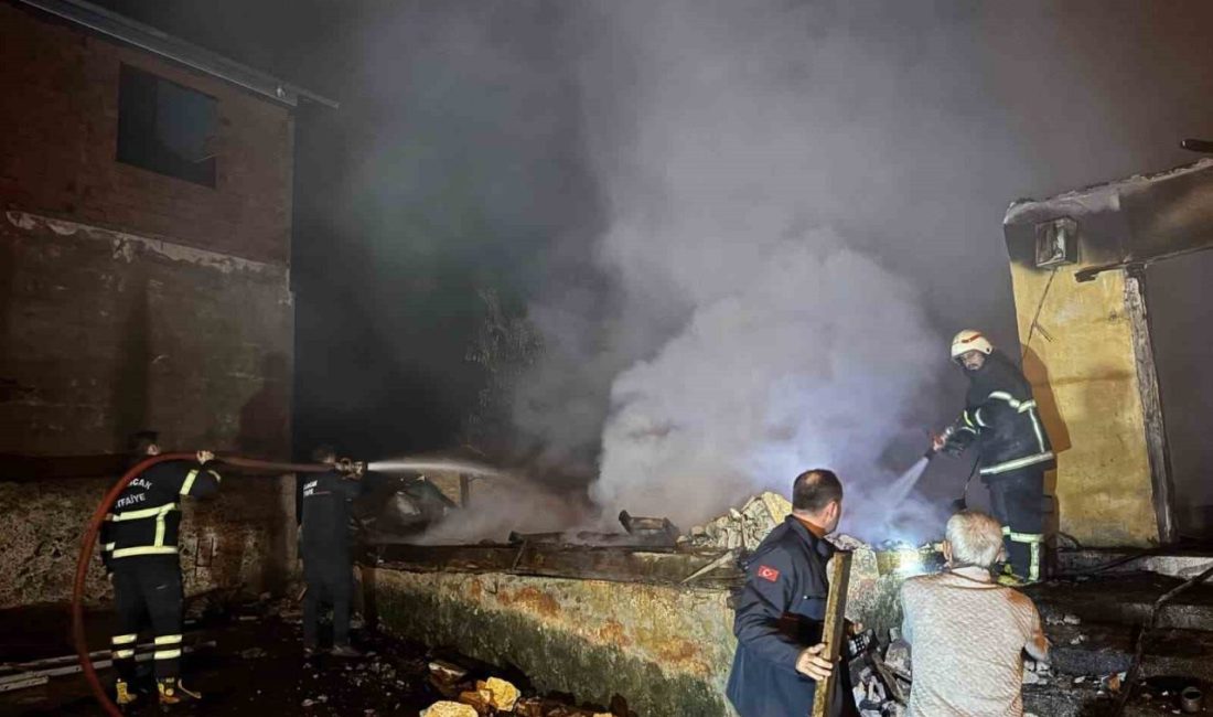 Giresun’un Piraziz ilçesinde eski usul mısır fırınının neden olduğu yangın