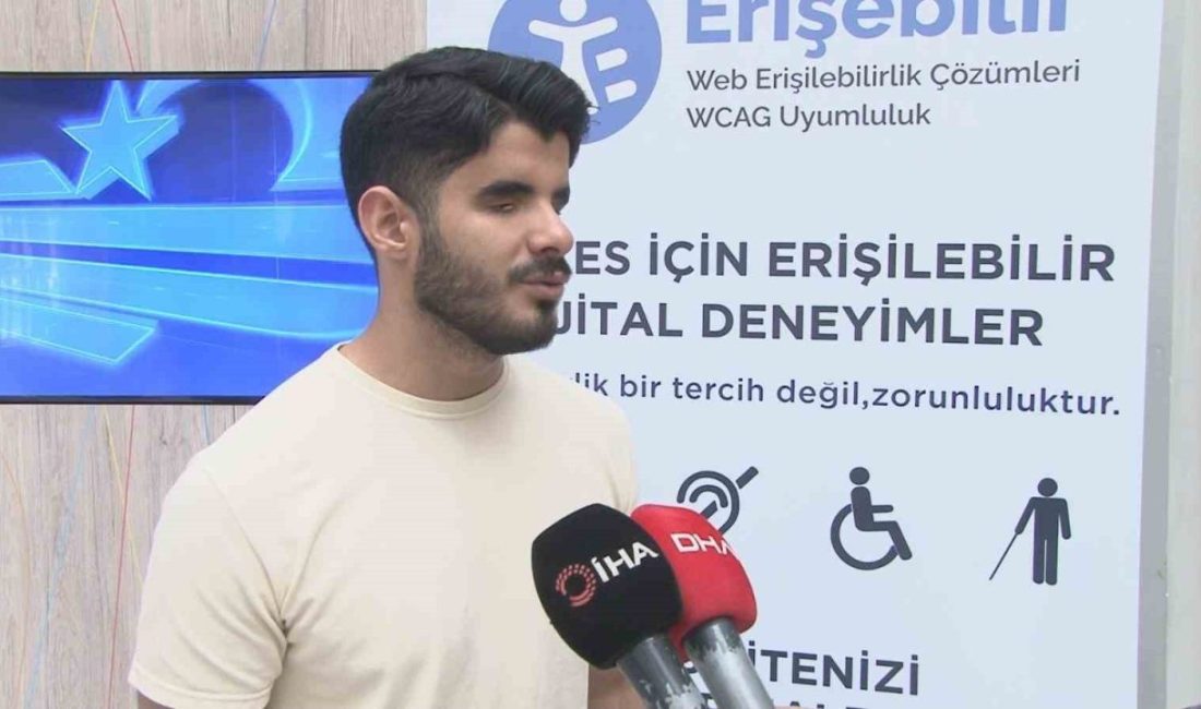 Geliştirilen Erişilebilir uygulaması, görme engelli bireylerin yön bulma, bilgiye erişimi