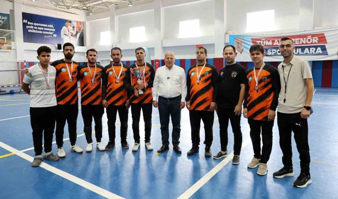 Adana’da görme engellilerin kurduğu Çukurova Görme Engelliler Spor Kulübü Goalball