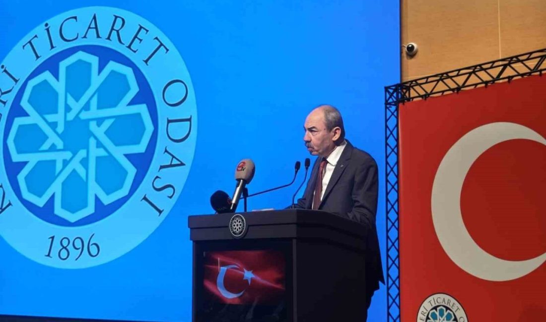 Kayseri Ticaret Odası’nın (KTO) Ekim Ayı Meclis Toplantısı’nda konuşan KTO