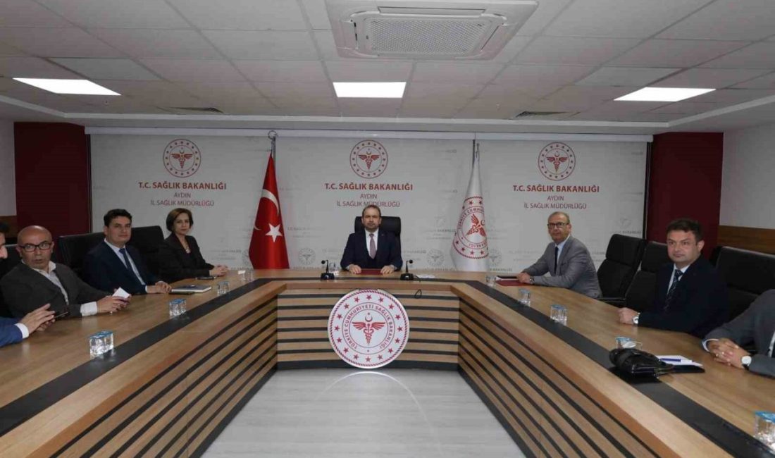 Aydın’da kamu hastanelerinde 9 aylık süreçte verilen hizmetlere yönelik toplantı