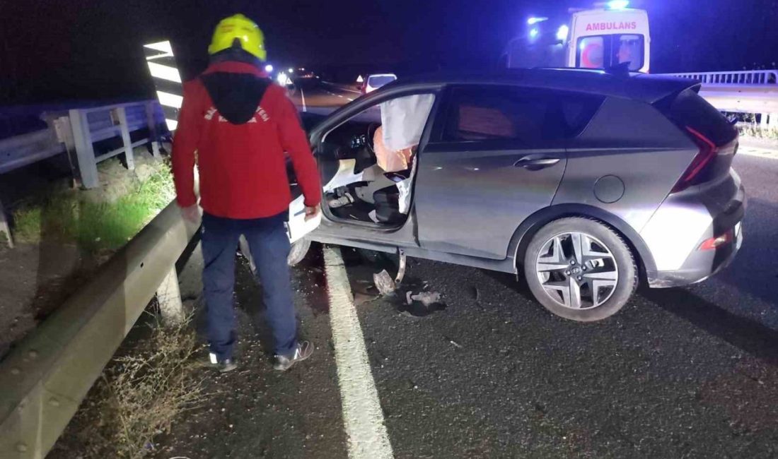 Balıkesir’in Havran ilçesinde otomobil ile motosiklet çarpıştı. Kazada motosiklet sürücüsü
