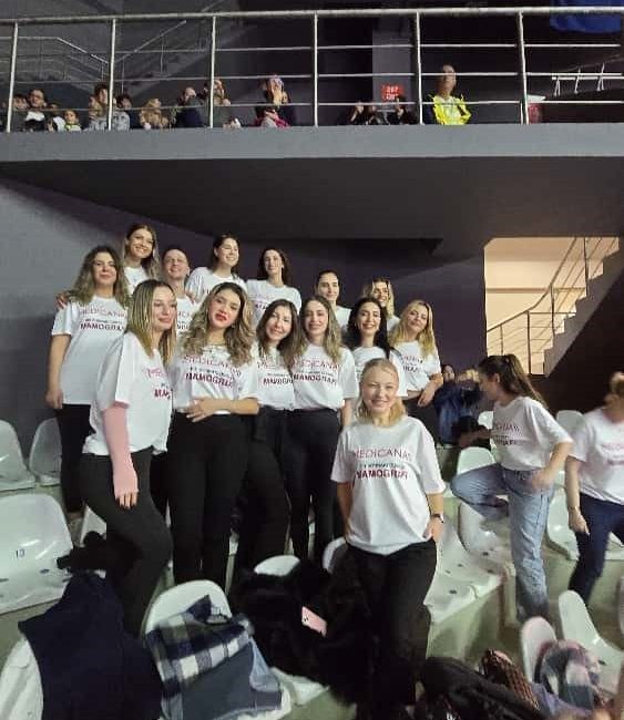 “Meme Kanseri Farkındalık Ayı” kapsamında Fenerbahçe Medicana-THY Spor Kulübü maçı