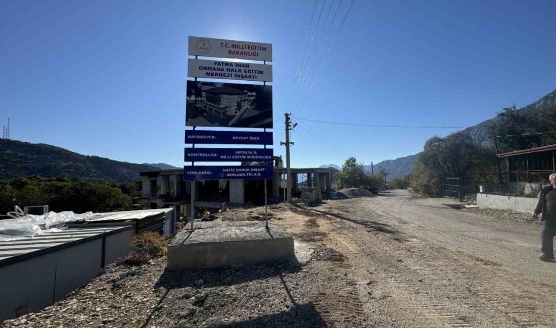 Antalya’nın İbradı ilçesine bağlı Ormana Mahallesi’nde, İstanbul’da yaşayan iş insanı