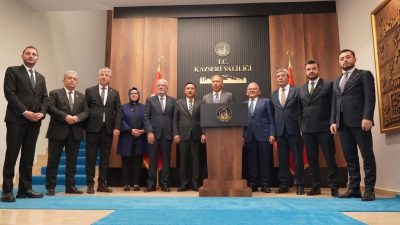 İçişleri Bakanı Ali Yerlikaya bir dizi temaslarda bulunmak üzere geldiği