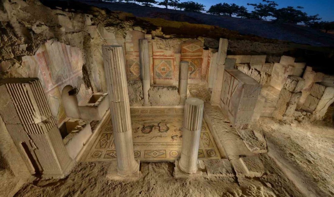 Zeugma Antik Kenti’nin en iyi korunmuş Roma konutu örneklerinden biri