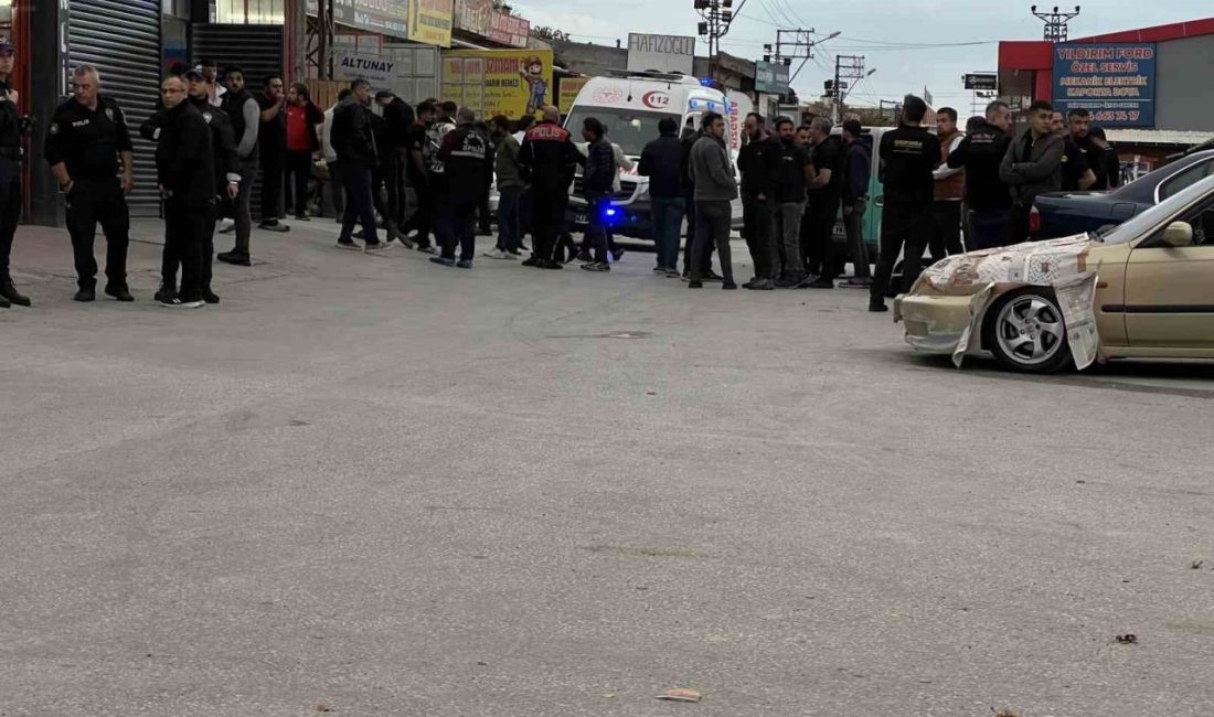 Konya’da sanayi sitesinde bulunan bir iş yerine gelen kişi, av