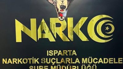Isparta’da polis ekiplerinin düzenlediği operasyonda 359 gram skunk ve 1,8