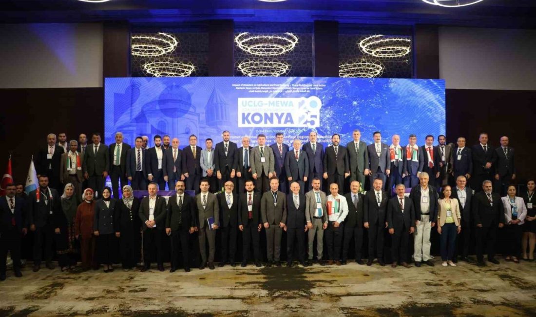 Konya Büyükşehir Belediyesi’nin ev sahipliğinde düzenlenen Birleşmiş Kentler ve Yerel