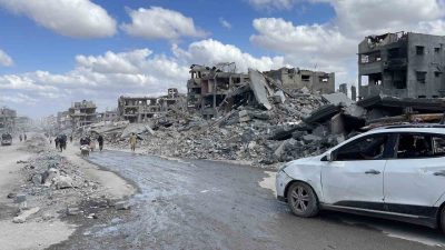 İsrail ordusunun Gazze Şehri’nden çekilmesinin ardından arkasında bıraktığı yıkım görüntülendi.