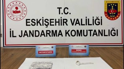 İstanbul’dan Eskişehir’e getirilen 11 gram metamfetamin ve 1 adet uyuşturucu