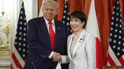 Japonya Başbakanı Sanae Takaichi ve ABD Başbakanı Donald Trump, karşılıklı