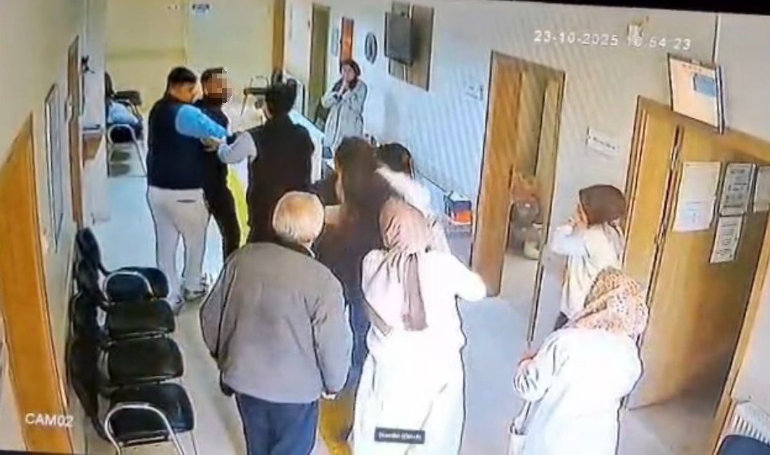 Kocaeli’nin Körfez ilçesindeki aile sağlığı merkezine askerlik muayenesi için geldiği