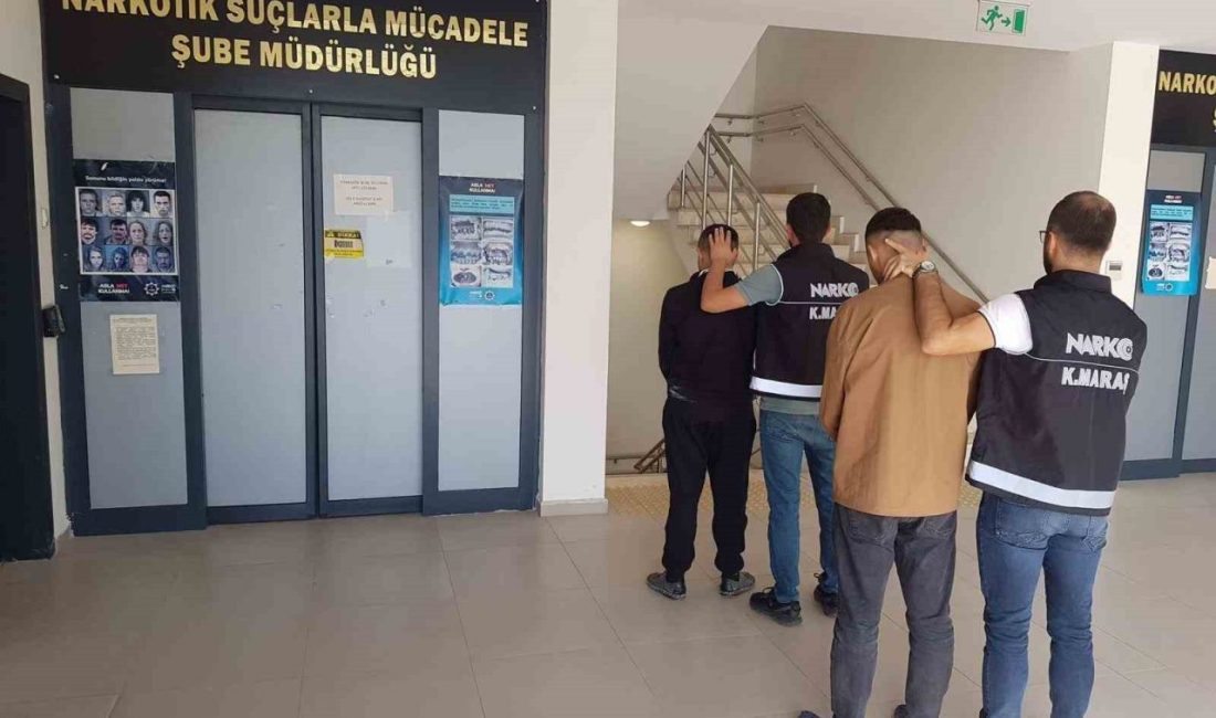 Kahramanmaraş’ta uyuşturucu operasyonu: 3 tutuklama Kahramanmaraş’ta düzenlenen uyuşturucu operasyonunda 3 kişi tutuklandı. Edinilen bilgiye göre,