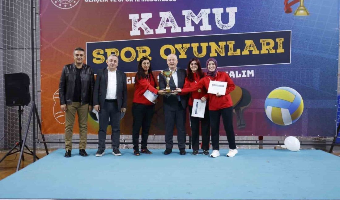 Kamu çalışanlarını buluşturan Kamu Spor Oyunları, Vali Recep Yazıcıoğlu Spor