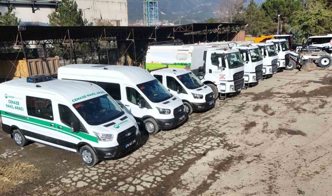 Karabük Belediyesi, şehir genelinde hizmet kalitesini artırmak amacıyla 9 yeni