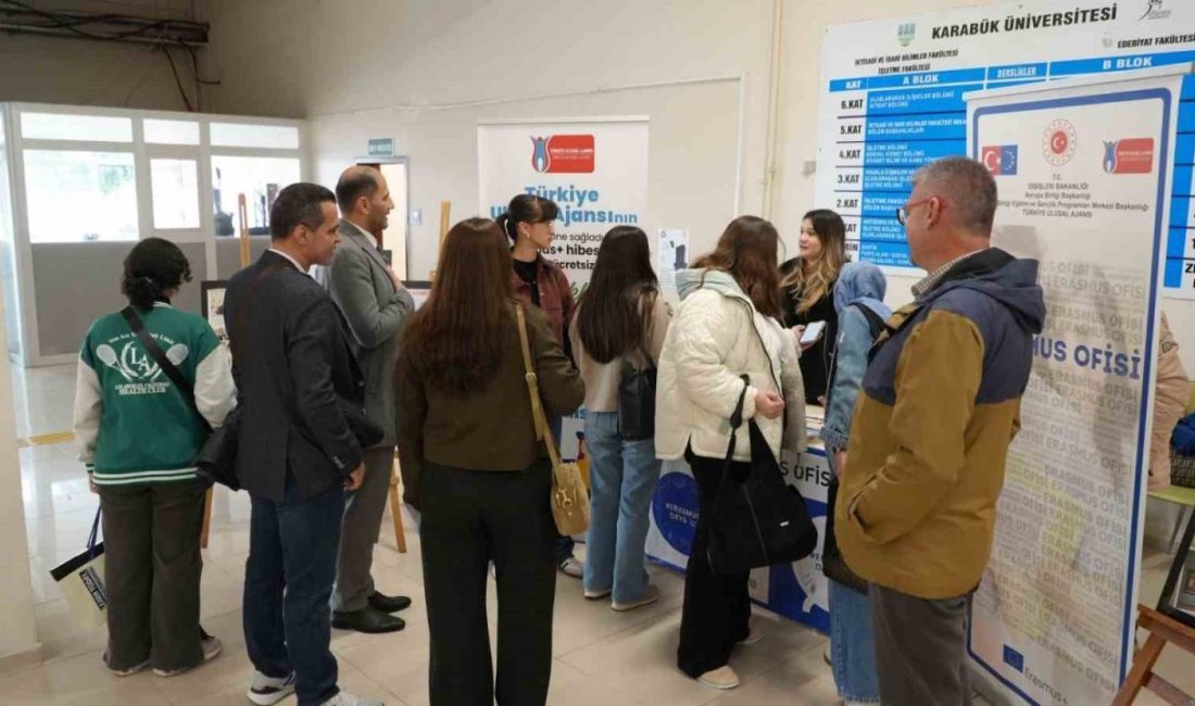 Karabük Üniversitesinde “Erasmus Days” heyecanı başladı Karabük Üniversitesinde (KBÜ) öğrencilerin uluslararası değişim programlarına ilgisini artırmak amacıyla