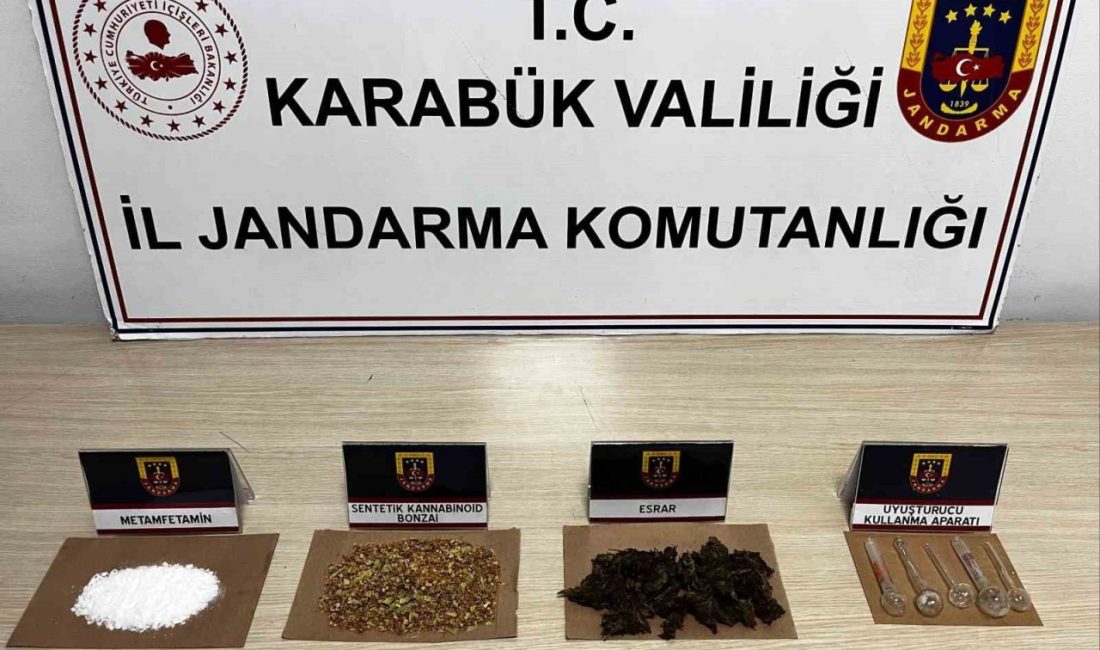 Karabük’te jandarma ekipleri tarafından düzenlenen uyuşturucu operasyonunda 5 kişi gözaltına