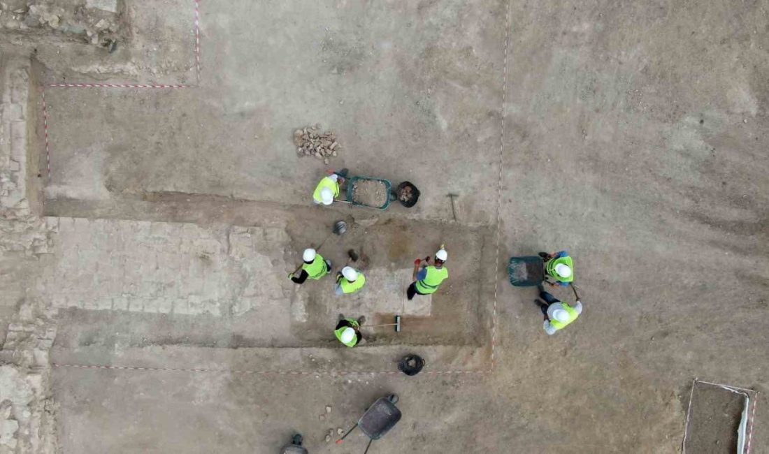 Kastamonu’nun Taşköprü ilçesindeki Pompeiopolis Antik Kenti’nde sürdürülen kazı çalışmalarında Hristiyanlıkta