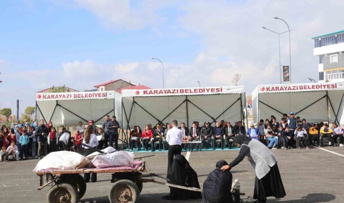 Cumhuriyetin ilanının 102. yıl dönümü Erzurum’un Karayazı ilçesinde coşkuyla kutlandı.