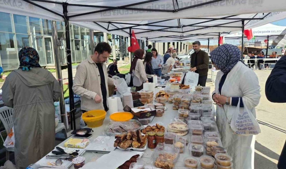 Samsun’da özel eğitim öğrencileri ve velilerinin el emeği ürünlerinin satıldığı