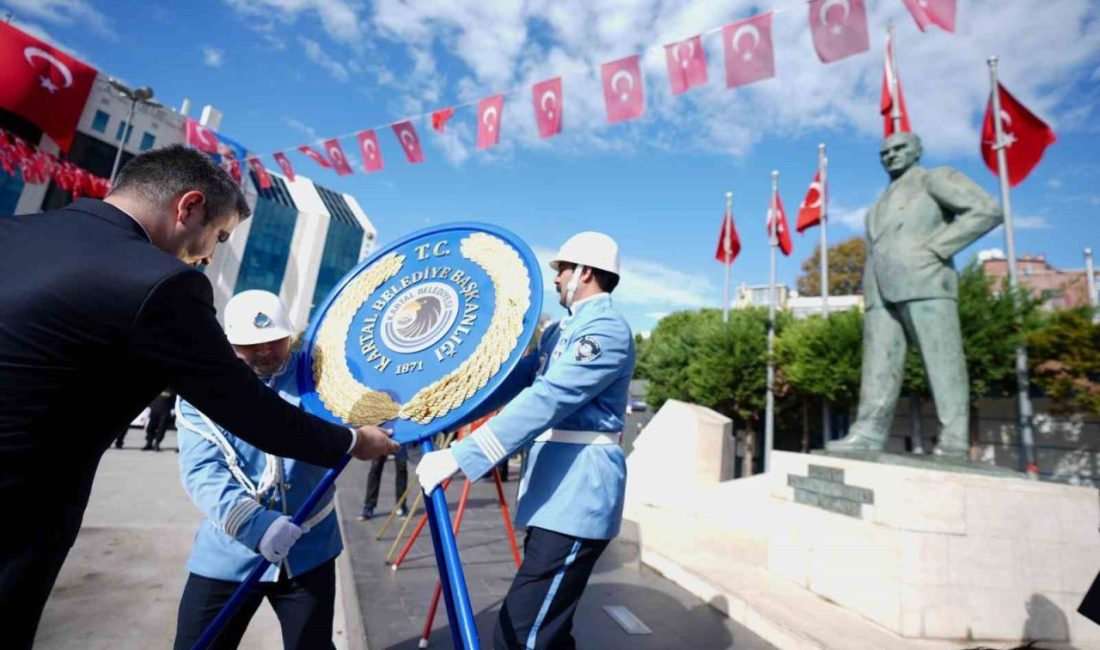 Kartal’da, Cumhuriyet’in 102. yılı kutlamaları kapsamında düzenlenen resmi törenle 29