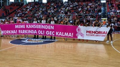 Kadınlar Basketbol Süper Ligi’nin 2. haftasında oynanan Melikgazi Kayseri Basketbol-Botaş