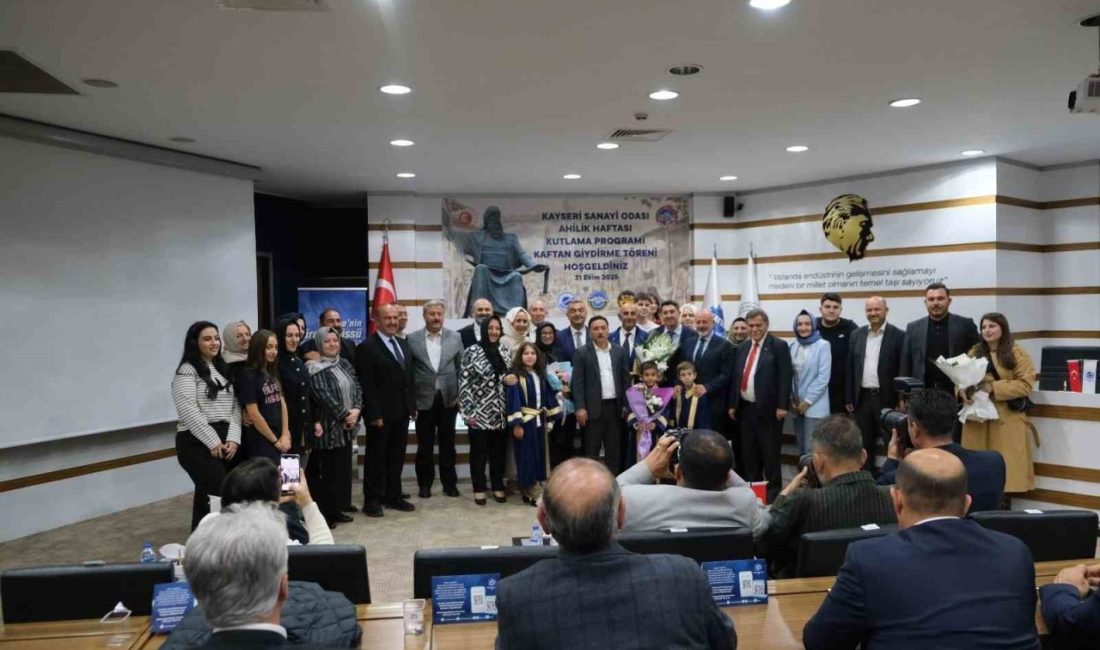 Kayseri Sanayi Odası (KAYSO) tarafından yılın ahisi seçilen iş insanı