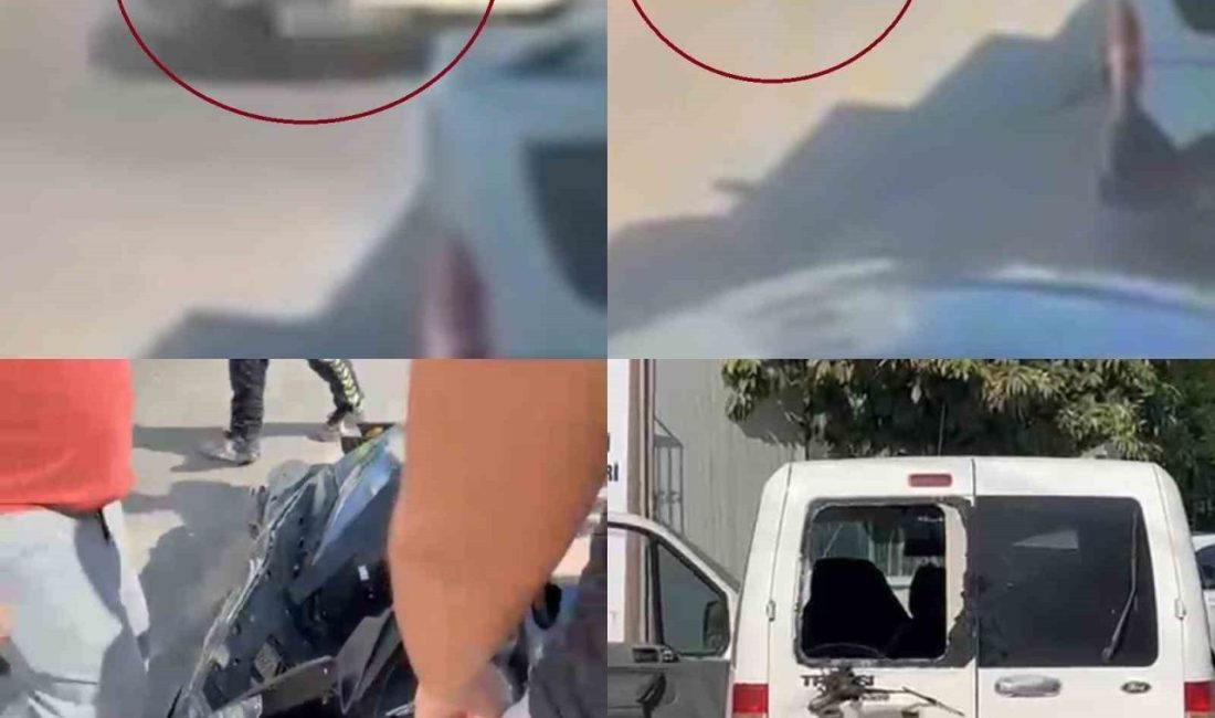 Mersin’de geri gelen hafif ticari araçla çarpışan motosiklet sürücüsü savrularak