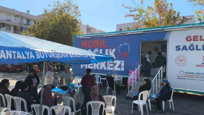 Kepez Belediyesi’nin Mobil Sağlık Merkezi, Konyaaltı, Korkuteli, Kumluca ve Demre