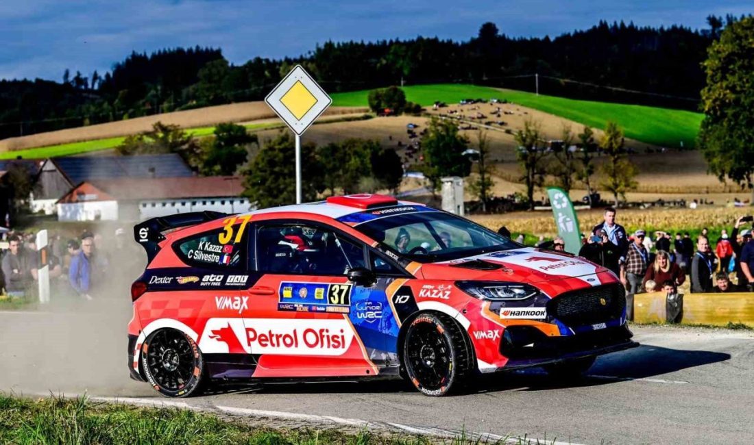 Team Petrol Ofisi’nin milli sporcusu Kerem Kazaz, Orta Avrupa Rallisi’nde
