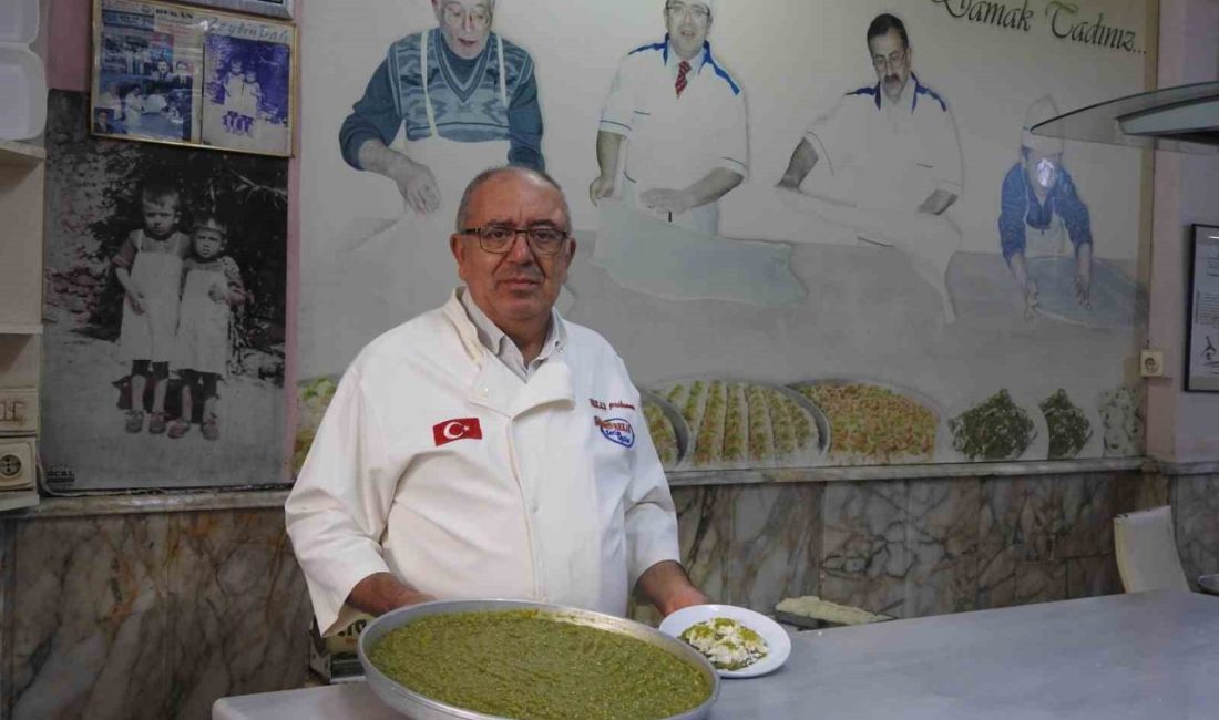 Kilis’e özgü tescilli tatlı Cennet Çamuru, kadayıf, fıstık, şeker ve