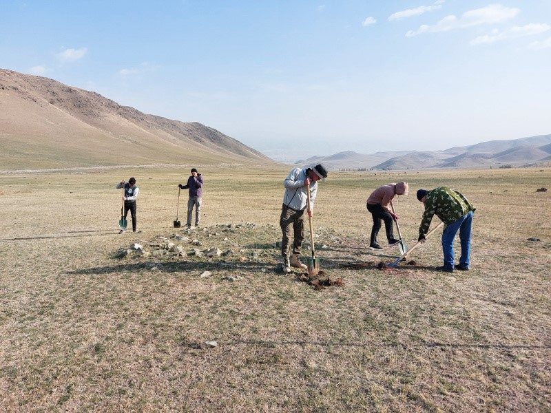 Kırgızistan’ın Çüy bölgesindeki yapılan arkeolojik kazı çalışmaları sonucunda erken Türk