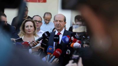 Kuzey Kıbrıs Türk Cumhuriyeti (KKTC) Cumhurbaşkanı Ersin Tatar, cumhurbaşkanlığı seçiminin