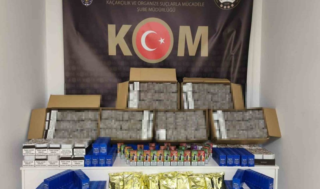 Kocaeli’de 68 bin adet doldurulmuş makaron ele geçirildi Kocaeli’de polis ekiplerince iki iş yerine düzenlenen operasyonda 68 bin