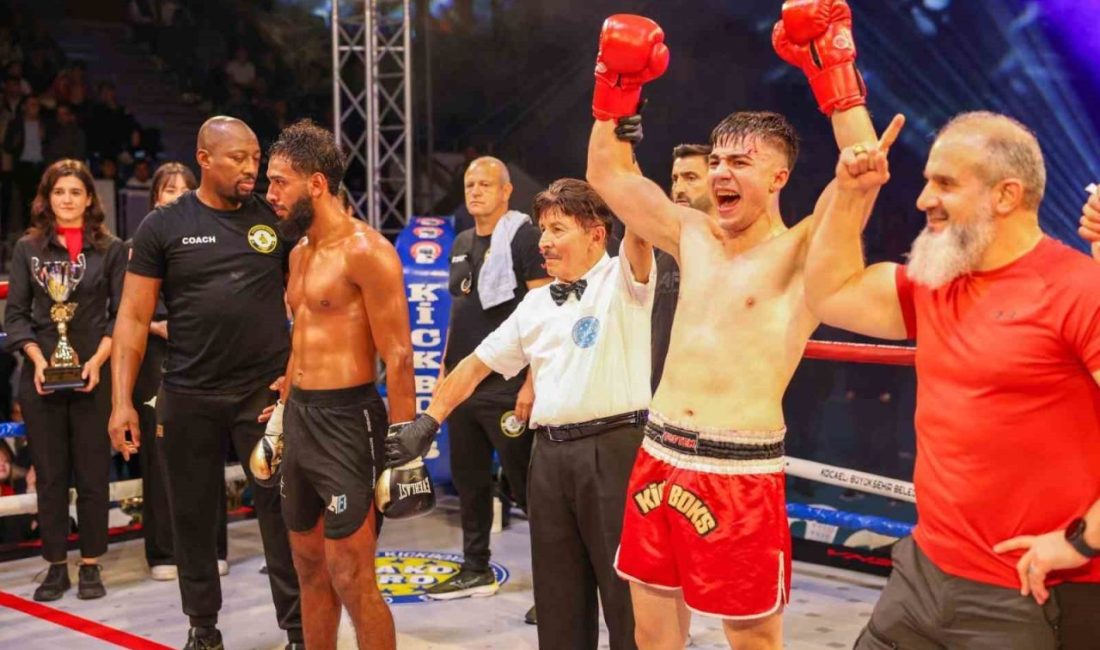 Kocaeli’de düzenlenen Uluslararası Kick Boks Kemer Şampiyonası geniş katılım ve