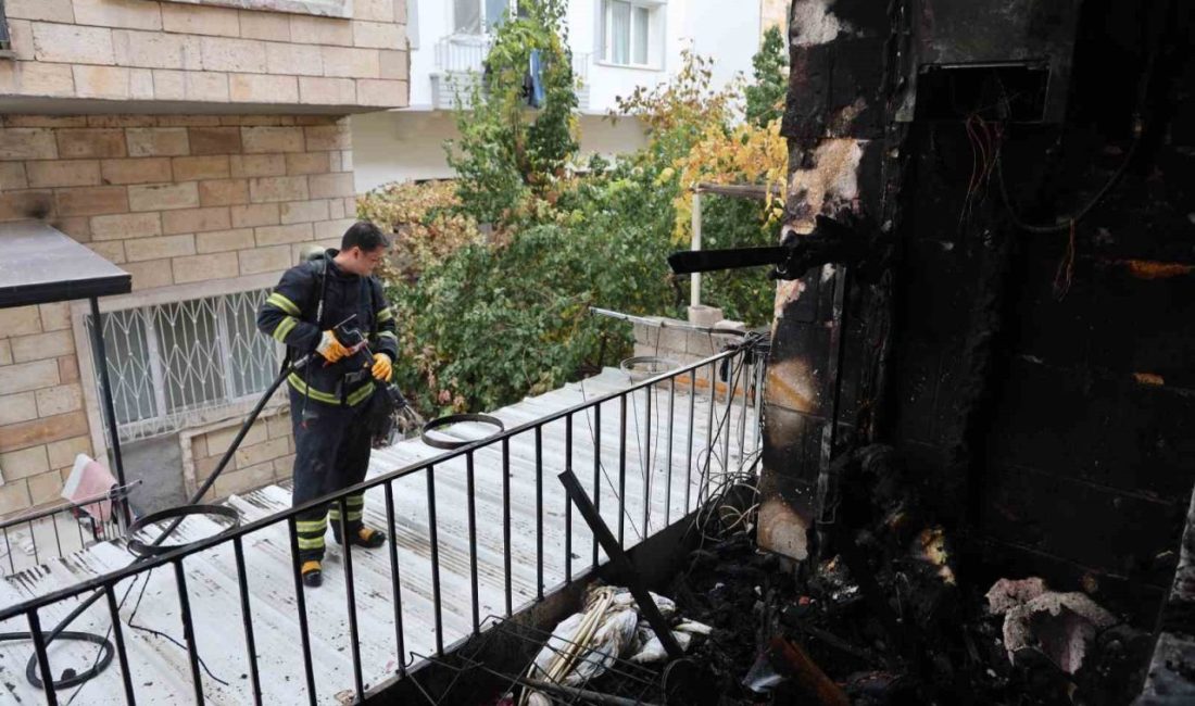 Nevşehir’de kombiden çıkan yangını gören komşu, önce evde bulunan çocukları