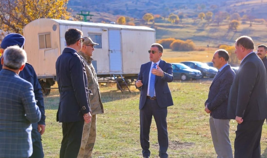 Bayburt Valisi Mustafa Eldivan, kış sezonu öncesinde Kop Kayak Tesisleri’nde