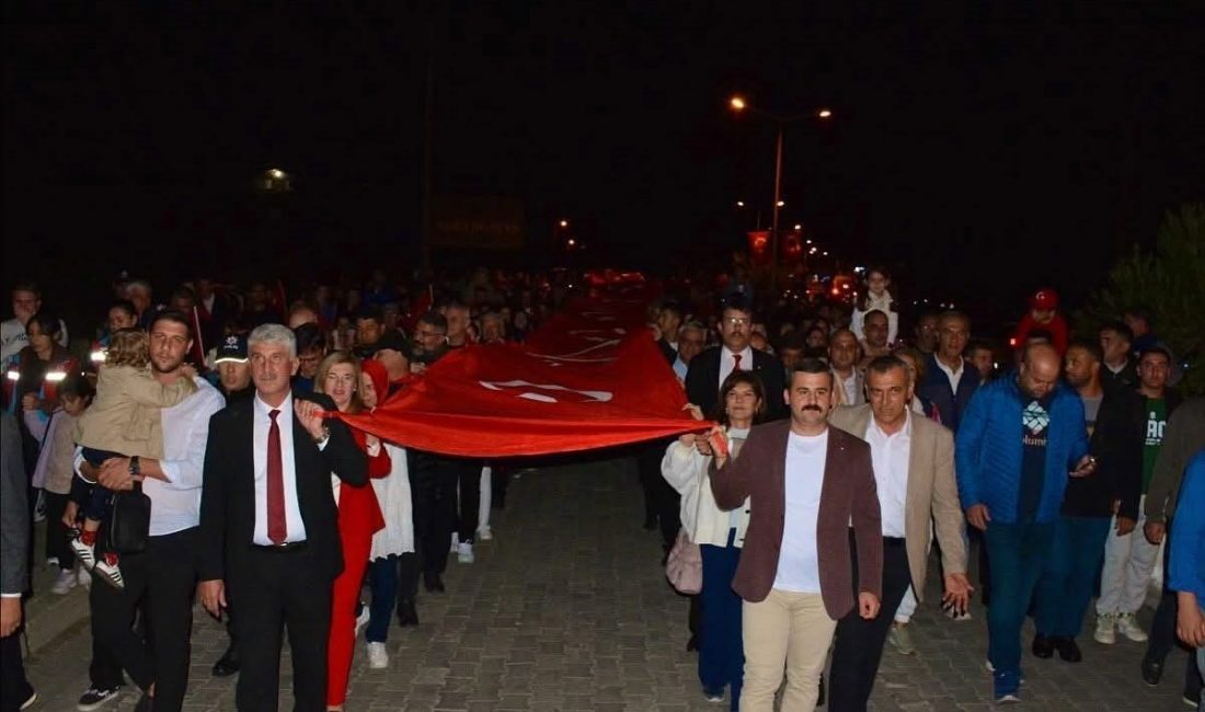 Muğla’nın Köyceğiz ilçesinde 29 Ekim Cumhuriyet Bayramı kutlamaları çerçevesinde organize