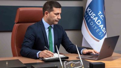 Kuşadası Belediye Başkanı Ömer Günel, Aydın’ın Efeler ilçesi Kalfaköy Mahallesi’nde