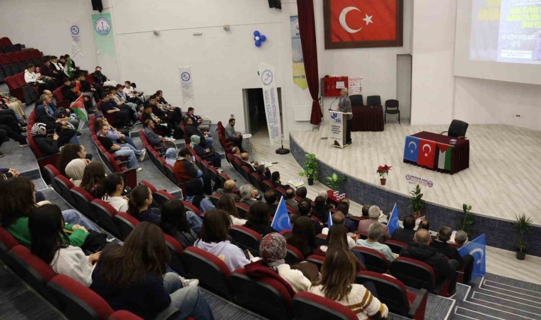 Kütahya’da “Tarihi Tecrübe Işığında Bağımsız Filistin Devletine Giden Yol” konuşuldu Kütahya Aysel-Selahattin Erkasap Sosyal Bilimler Lisesinde, “Tarihi Tecrübe Işığında Bağımsız