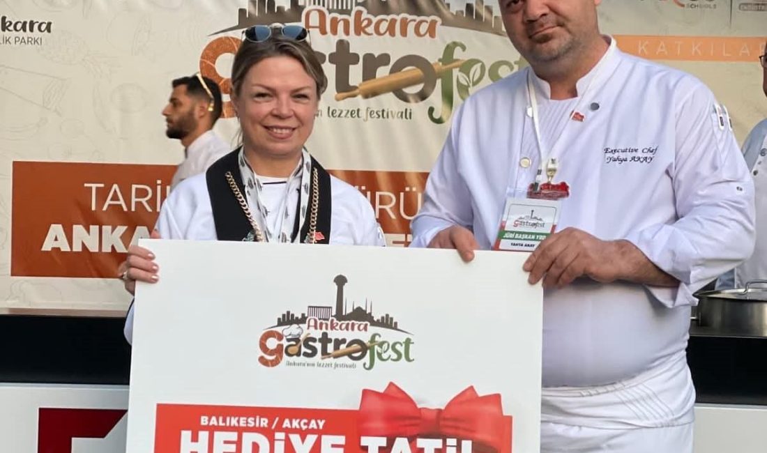 Ankara Gastronomi Festivali’nde Kütahya’yı temsil eden değerli şefler Fatma Ulu