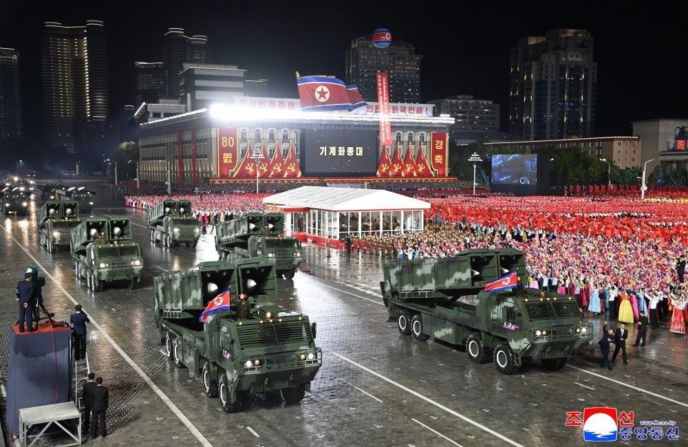 Kuzey Kore, iktidardaki Kore İşçi Partisi’nin kuruluşunun 80’inci yılını görkemli