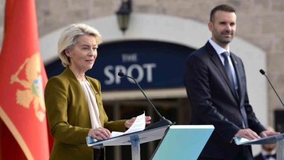 Avrupa Birliği (AB) Komisyonu Başkanı Ursula von der Leyen, Karadağ’ı