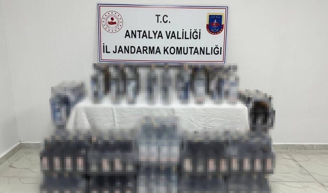 Antalya’da jandarma ekiplerince Manavgat ilçesinde düzenlenen operasyonda, toplam 400 litre