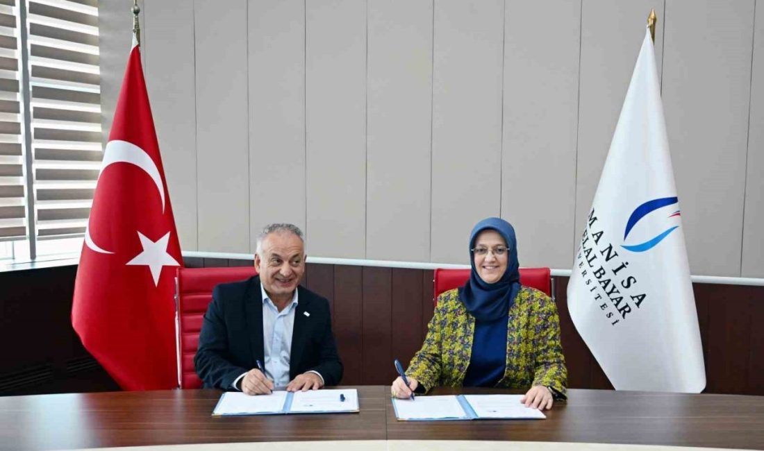 Manisa CBÜ ile Türkiye Beyazay Derneği arasında protokol Manisa Celal Bayar Üniversitesi ile Türkiye Beyazay Derneği arasında imzalanan